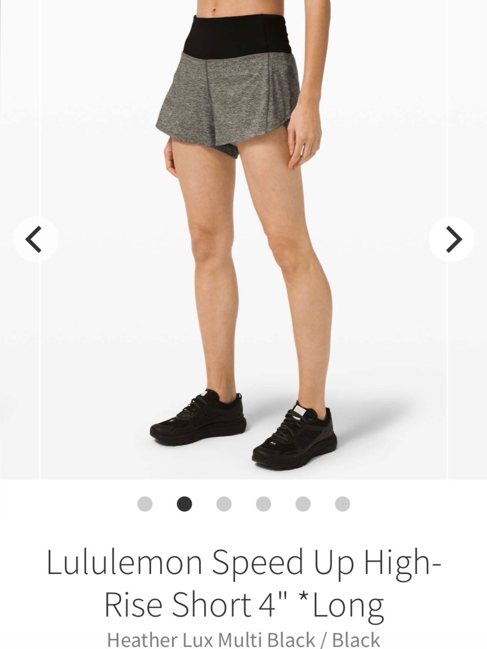Lululemon Speed Up High-Rise 4" Shorts